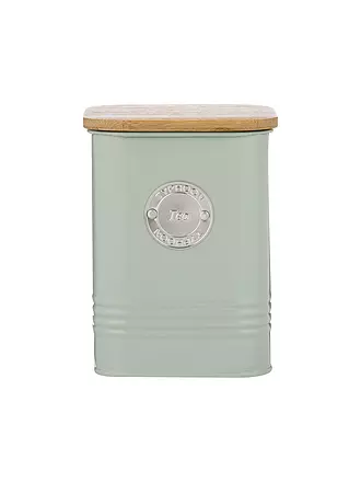 TYPHOON | Vorratsdose Tee SQUIRCLE 1,3l Pastellgruen/Bambus | 
